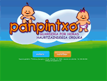 Tablet Screenshot of guarderiapanpintxo.com